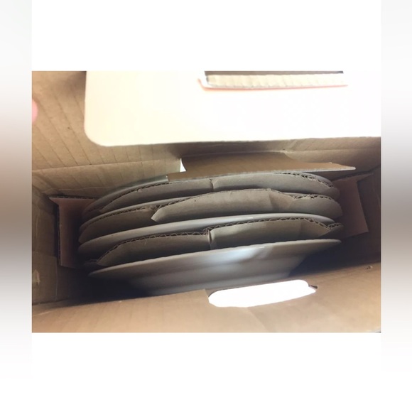 NEW CLAIRE MURRAY NANTUCKET ceramic set of 4 SALAD dessert PLATES - Picture 5 of 6